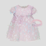 Fluffy Skirt Dress, pink lavander(68)