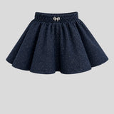 Choupette Skirt Denim With Crystals