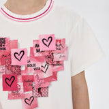 Choupette Heart Post-Its T-Shirt