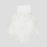 Choupette 3D White Rose Dress
