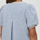 Choupette Grey Elegant Jersey Dress