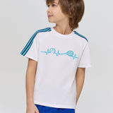 White Sports T-shirt