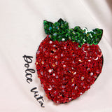 Choupette Beautiful Strawberry Set (Decorated Top And Balloon Skirt)