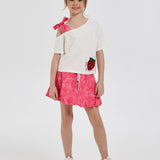 Choupette Balloon Skirt With Branded Print