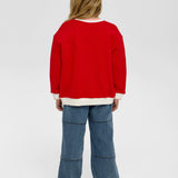 Choupette Red Decorated Sweater