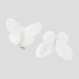 Set of hair clips (2 pcs), pearl