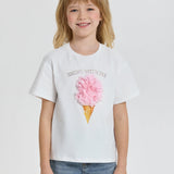 Choupette 3D Decorated Ice Cream T-Shirt