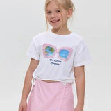 T-shirt, blue stripe (86)