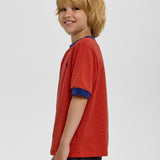 Choupette Red-Blue Stripe T Shirt