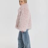 Choupette Pink Faux Fur Jacket