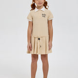 Choupette Elegant Knitted Polo Dress