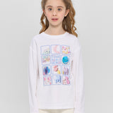 Printed Long sleeve, ecru(86)