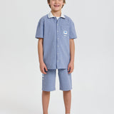 Choupette Smart Summer Textured Set (Shirt And Shorts)