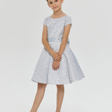 Choupette Jacquard Sequins Decorated Dress Ecru(104)