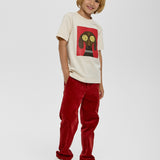 Choupette Red Corduroy Trousers