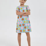 Choupette Sequins Flowers Decorated Dress