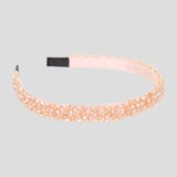 Choupette Pink Gold Rhinestones Headband