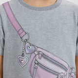 Choupette Stylish Dress With Purse Print
