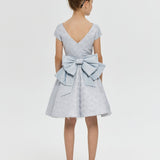 Choupette Jacquard Sequins Decorated Dress Ecru(104)