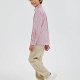 Choupette Elegant Coral Shirt With Print