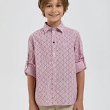 Choupette Elegant Coral Shirt With Print