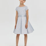 Choupette Jacquard Sequins Decorated Dress Ecru(104)