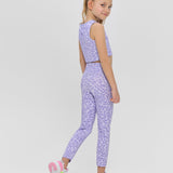 Sports Lilac Set, Top and Leggings, lilac