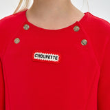 Choupette Red Jersey Dress