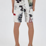 Choupette Branded Printed Shorts