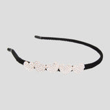 Choupette Rhinestones Decorated Hearts Headband