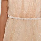 Choupette Stylish Sequins Decorated Dress