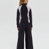 Choupette Girls Black Color-Block Dri-Fit Tracksuit