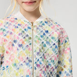 Embroidered Denim Jacket, pink(98)