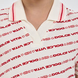 Choupette Branded Print Polo Dress
