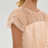 Choupette Stylish Sequins Decorated Dress