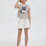 Choupette Catty Applique-Decorated T-Shirt