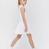 Sports Polo Dress, White(104)