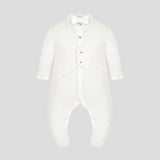 Smart set( overall and bonnet),ecru(62)