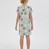 Choupette Sequins Flowers Decorated Dress