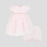 Choupette Charming 3D Flower Lace Dress With Shorts