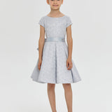 Choupette Jacquard Sequins Decorated Dress Ecru(104)