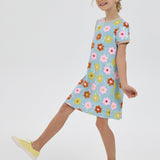 Choupette Sequins Flowers Decorated Dress