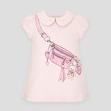 Choupette Charming Dress With Purse Print