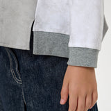 Choupette Grey Printed Teddy Sweatshirt