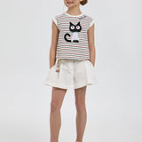 Choupette Catty Applique-Decorated T-Shirt