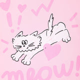 Choupette Pink Printed Catty Bodysuit