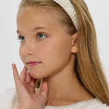 Choupette Pearls Decorated Headband White