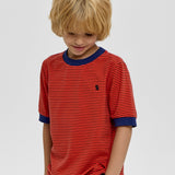 Choupette Red-Blue Stripe T Shirt