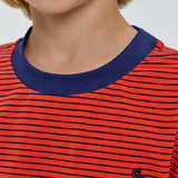 Choupette Red-Blue Stripe T Shirt