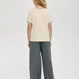 Choupette Cream T Shirt With Stylish Print